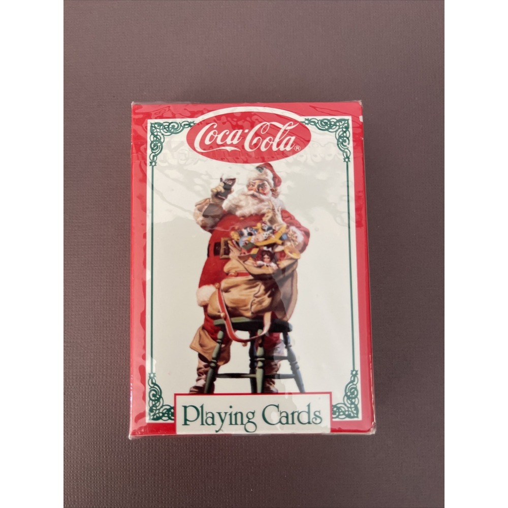 Coke Coca Cola Vintage Playing Cards New Sealed‎ Deck Santa Claus Christmas Game